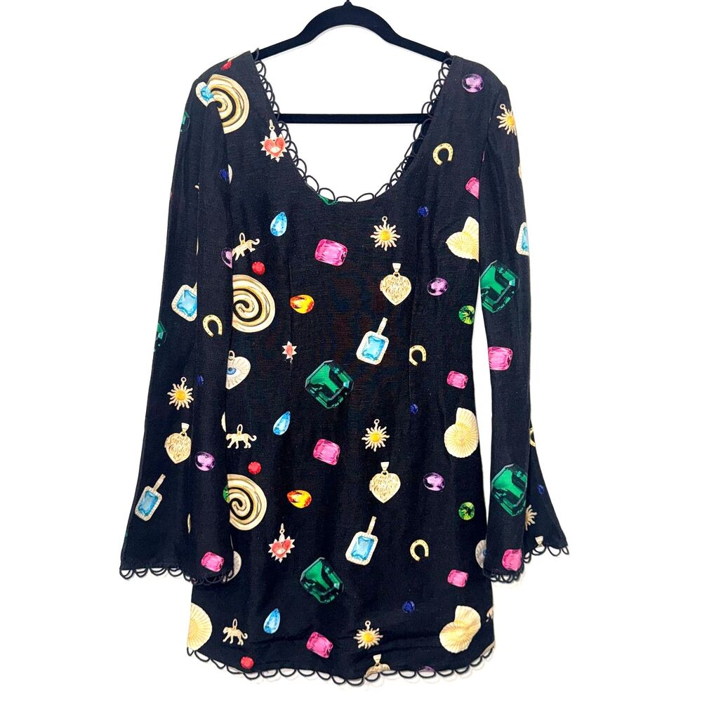 The Wolf Gang Enchanto Mini Dress - Noir Charm S